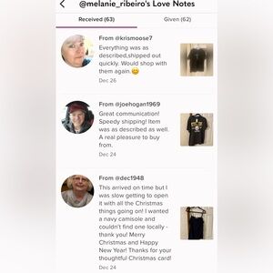 ✨Updated love notes from a few purchases. ✨